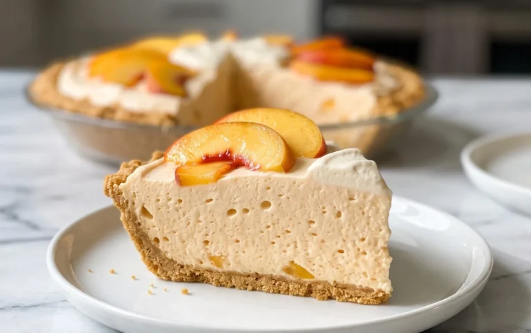 Peach Chiffon Pie
