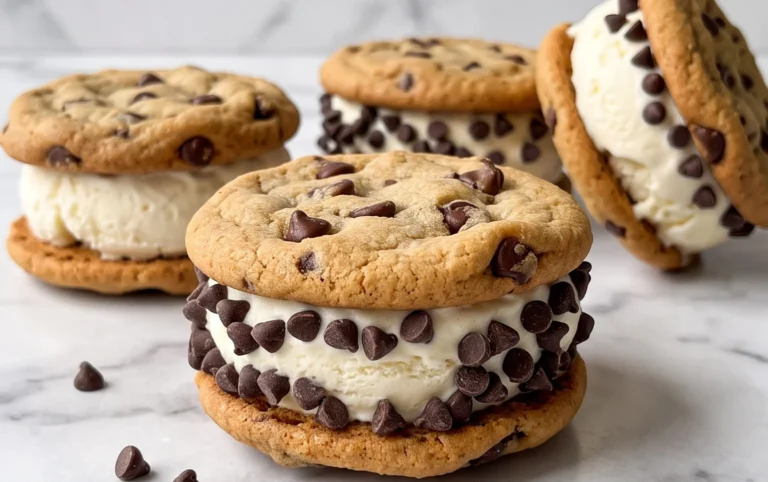 Cookie Ice Cream Sandwiches (Like a Chipwich!)