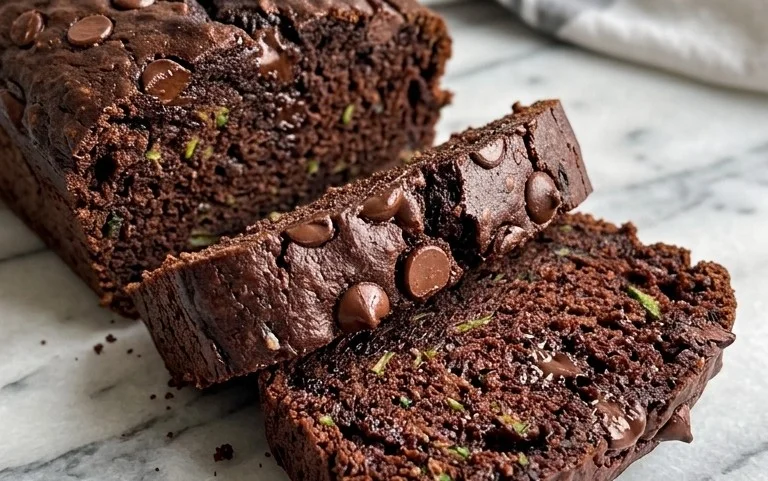 Double Dark Chocolate Zucchini Bread