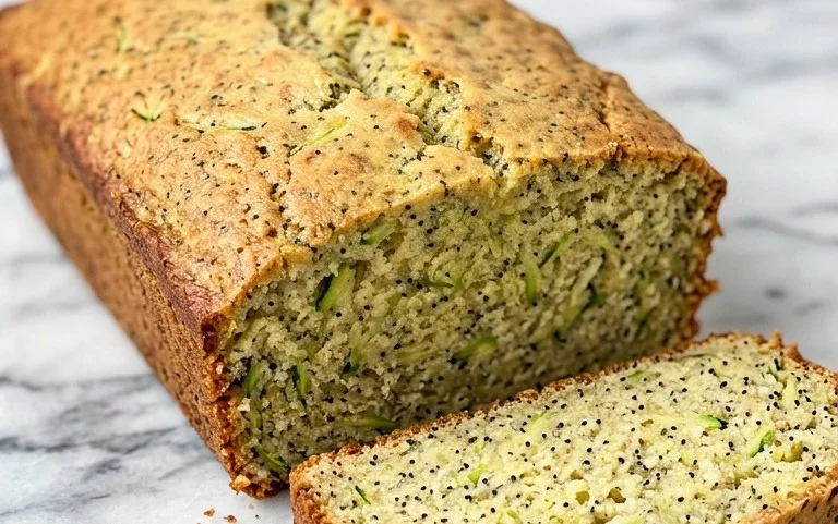 Easy Lemon Poppy Seed Zucchini Bread