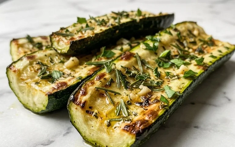 Simple Herb-Infused Roasted Zucchini Recipe