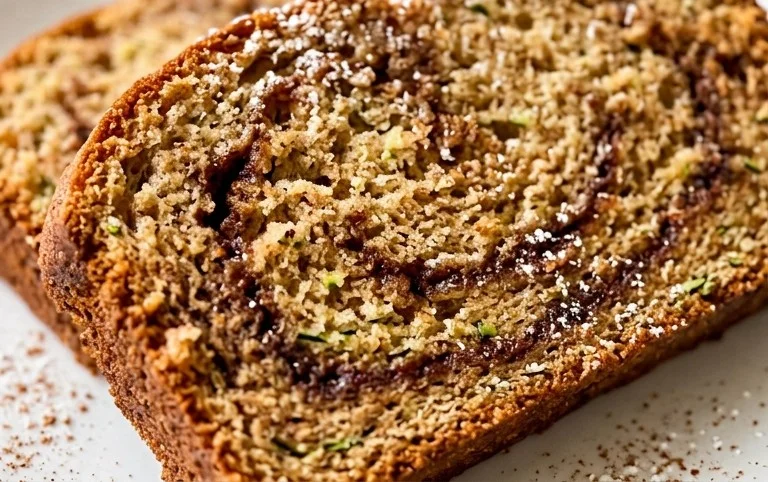 Moist and Delicious Cinnamon Swirl Zucchini Bread