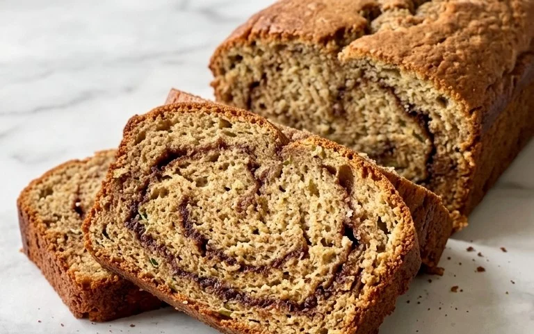 Moist and Delicious Cinnamon Swirl Zucchini Bread