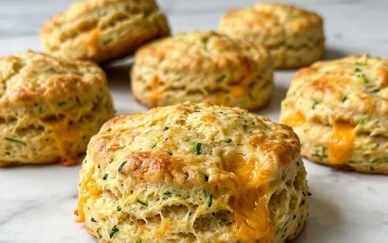 Zucchini Cheddar Biscuits