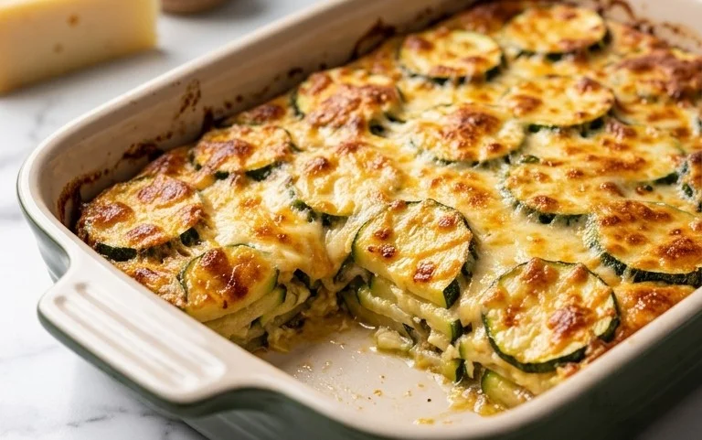 Cheesy Baked Zucchini Casserole