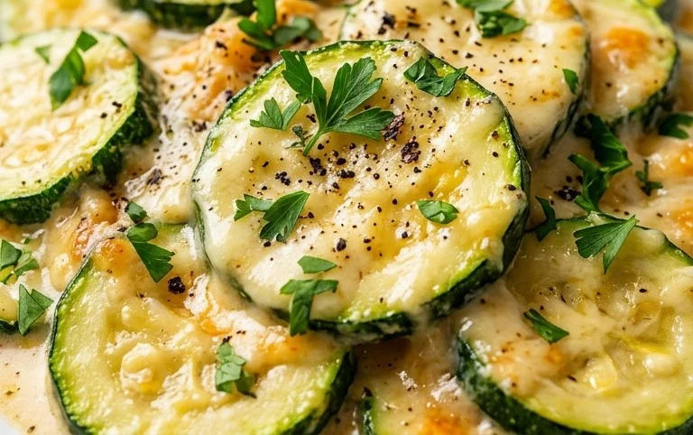 Creamy Parmesan Zucchini