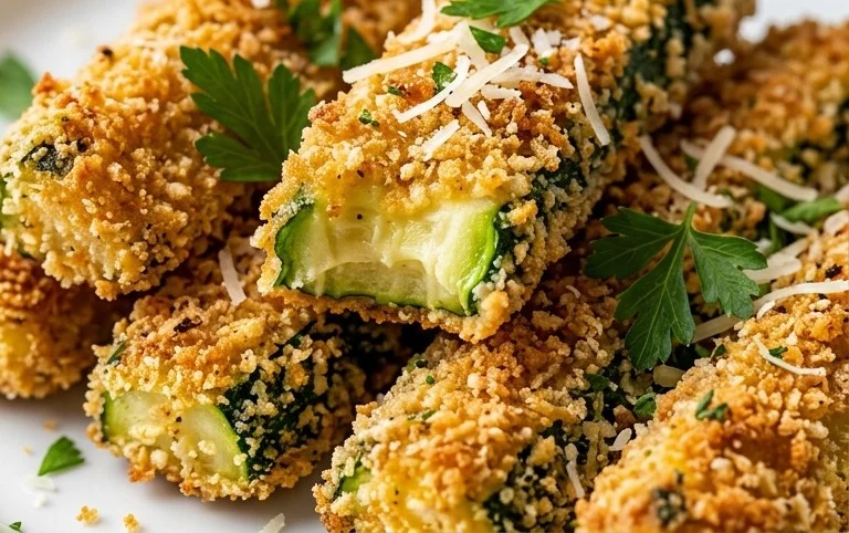 Baked Zucchini Sticks (Oven or Air Fryer)