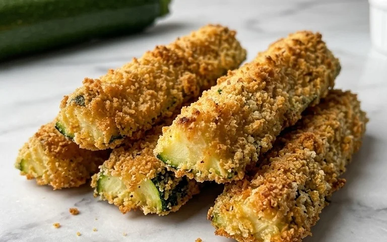 Baked Zucchini Sticks (Oven or Air Fryer)