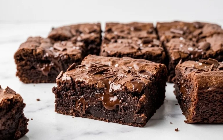 Fudgy Dark Chocolate Zucchini Brownies Recipe