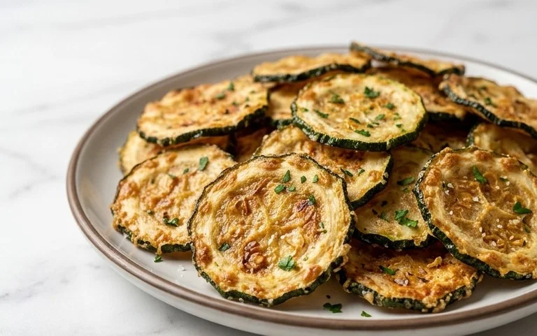 Crispy Baked Zucchini Chips
